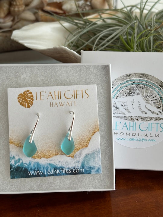Cute new sea glass style earrings!