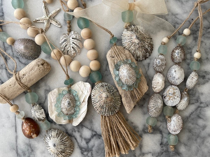 Hawaii endemic shell beach ornaments are now online just for the holidays!