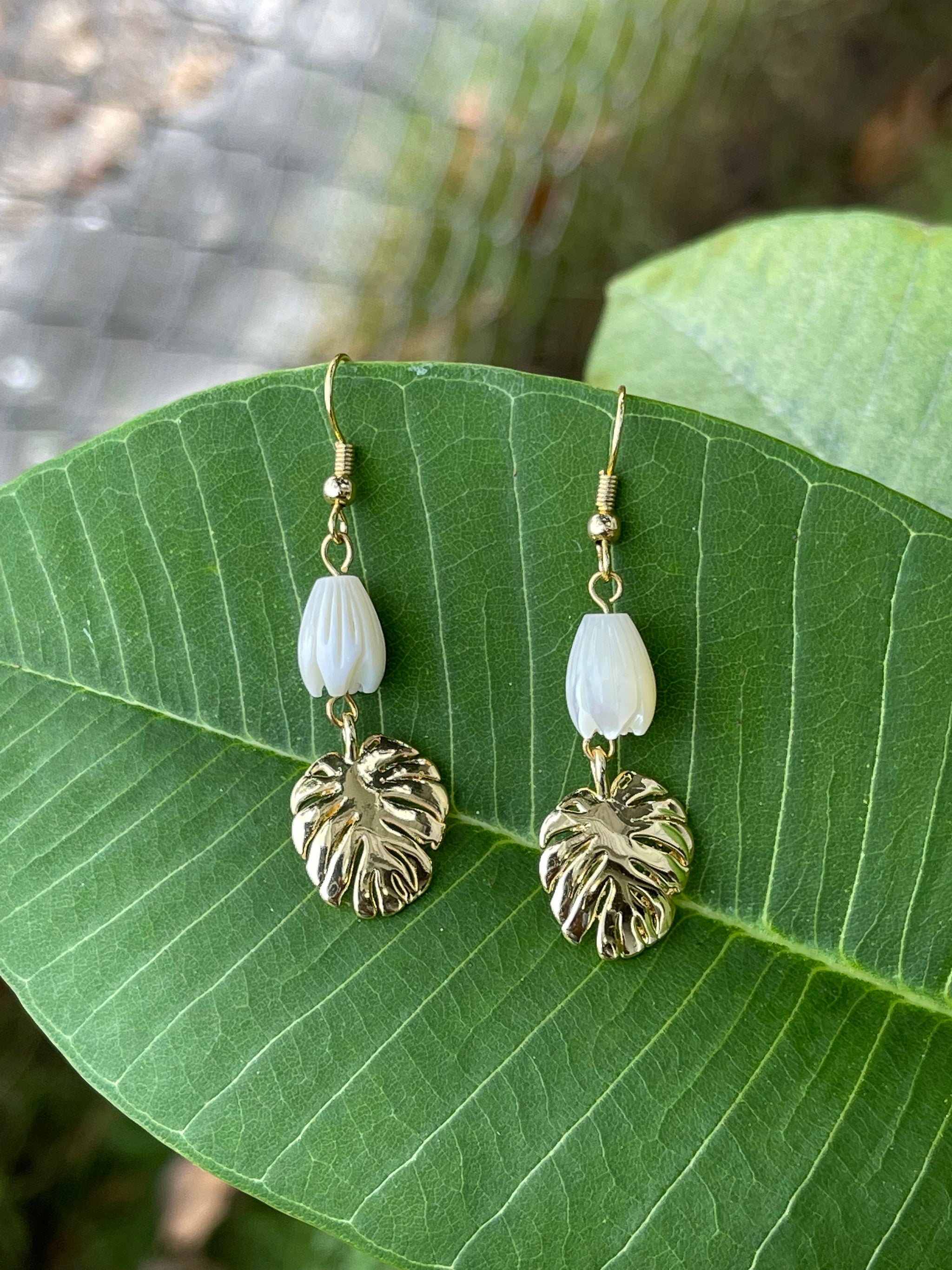 Hawaiian Monstera and Leaf Jewelry  Le'ahi Gifts Hawaii